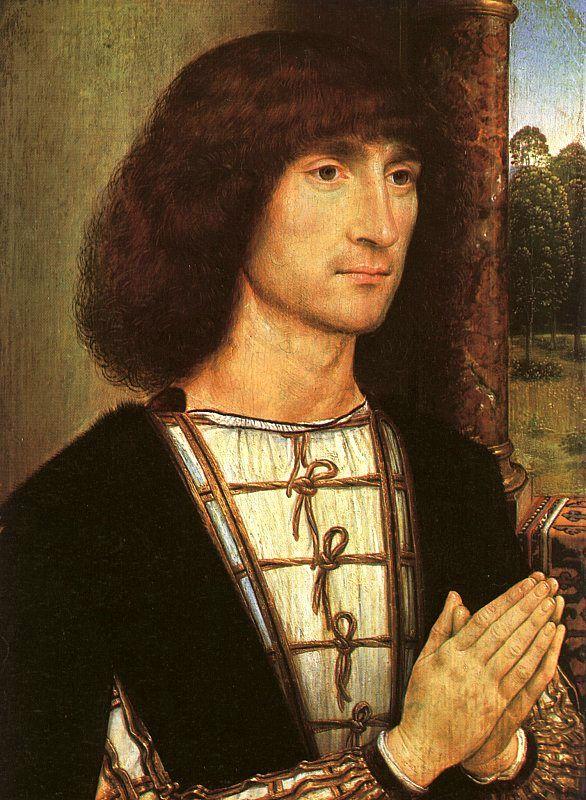 Hans Memling Portrait of a Young Man   www oil painting image